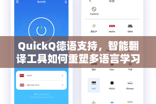 QuickQ德语支持，智能翻译工具如何重塑多语言学习与工作效率