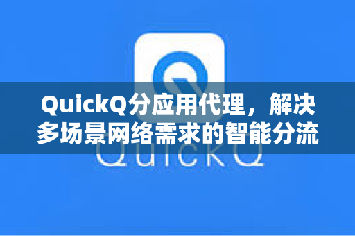 QuickQ分应用代理，解决多场景网络需求的智能分流方案