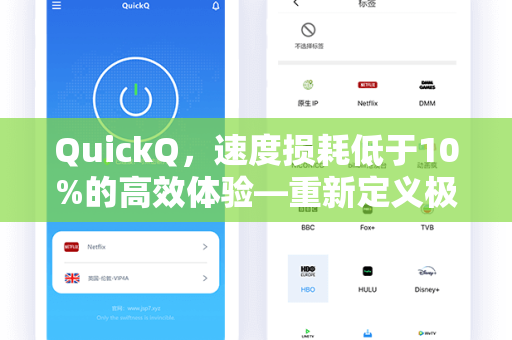 QuickQ，速度损耗低于10%的高效体验—重新定义极速响应