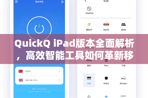 QuickQ iPad版本全面解析，高效智能工具如何革新移动创作体验